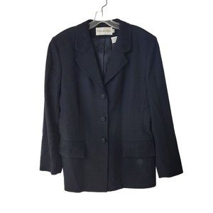 JH Collectibles Black Blazer with Appliqued Accents